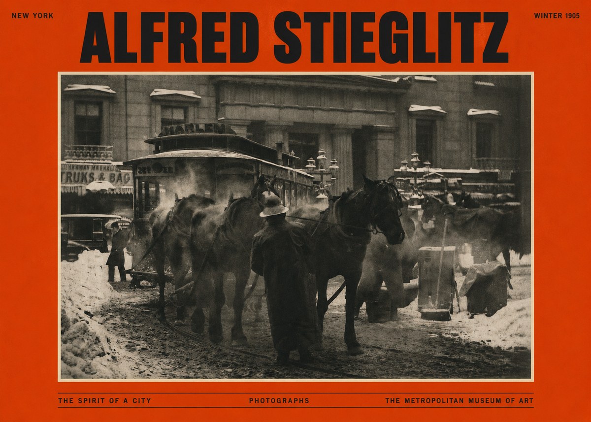 Alfred Stieglitz New York - Winter No2 - Juliste