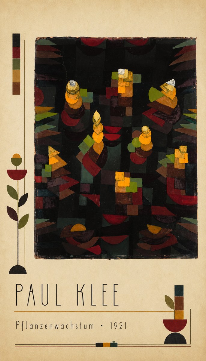 Paul Klee Pflanzenwachstum No2 - Juliste