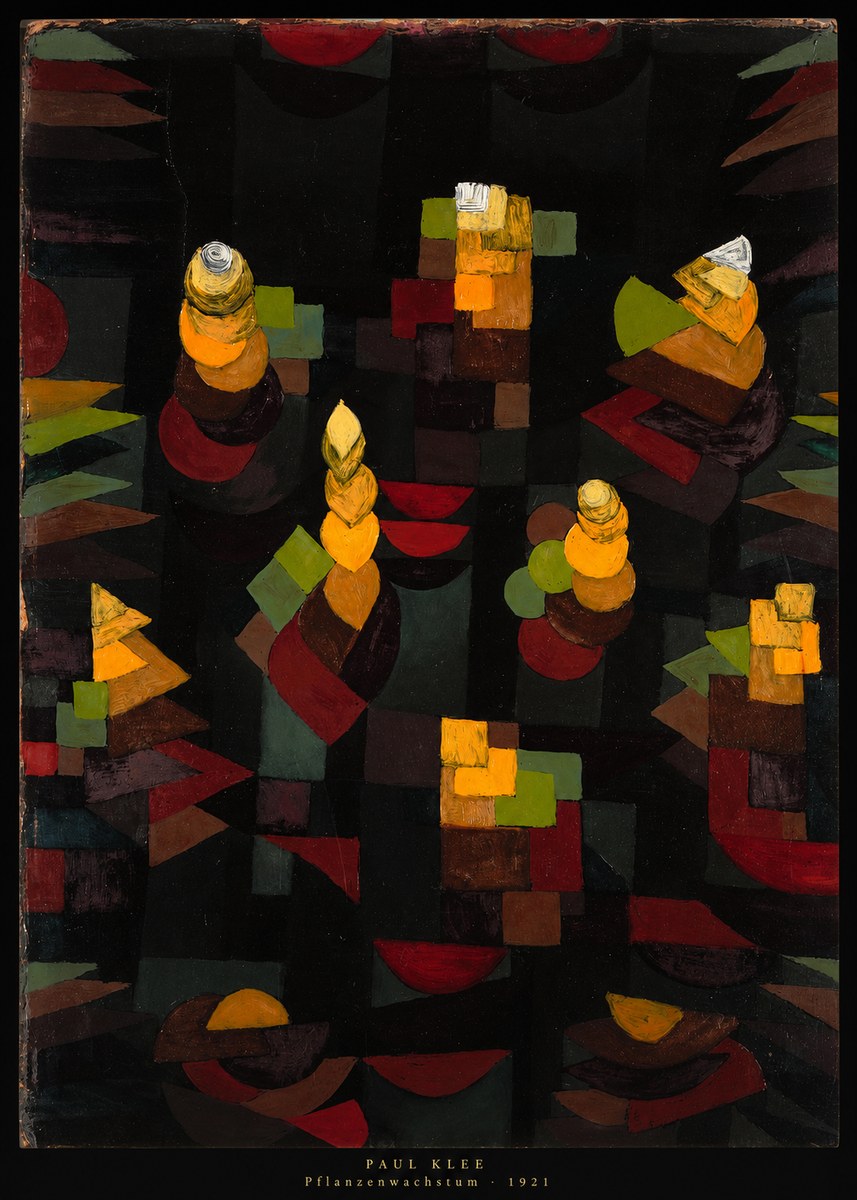 Paul Klee Pflanzenwachstum No6 - Juliste