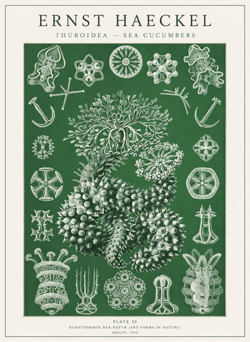 Ernst Haeckel Thuroidea - Sea Organisms No2 - Juliste