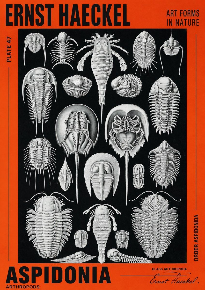 Ernst Haeckel Aspidonia No2 - Juliste