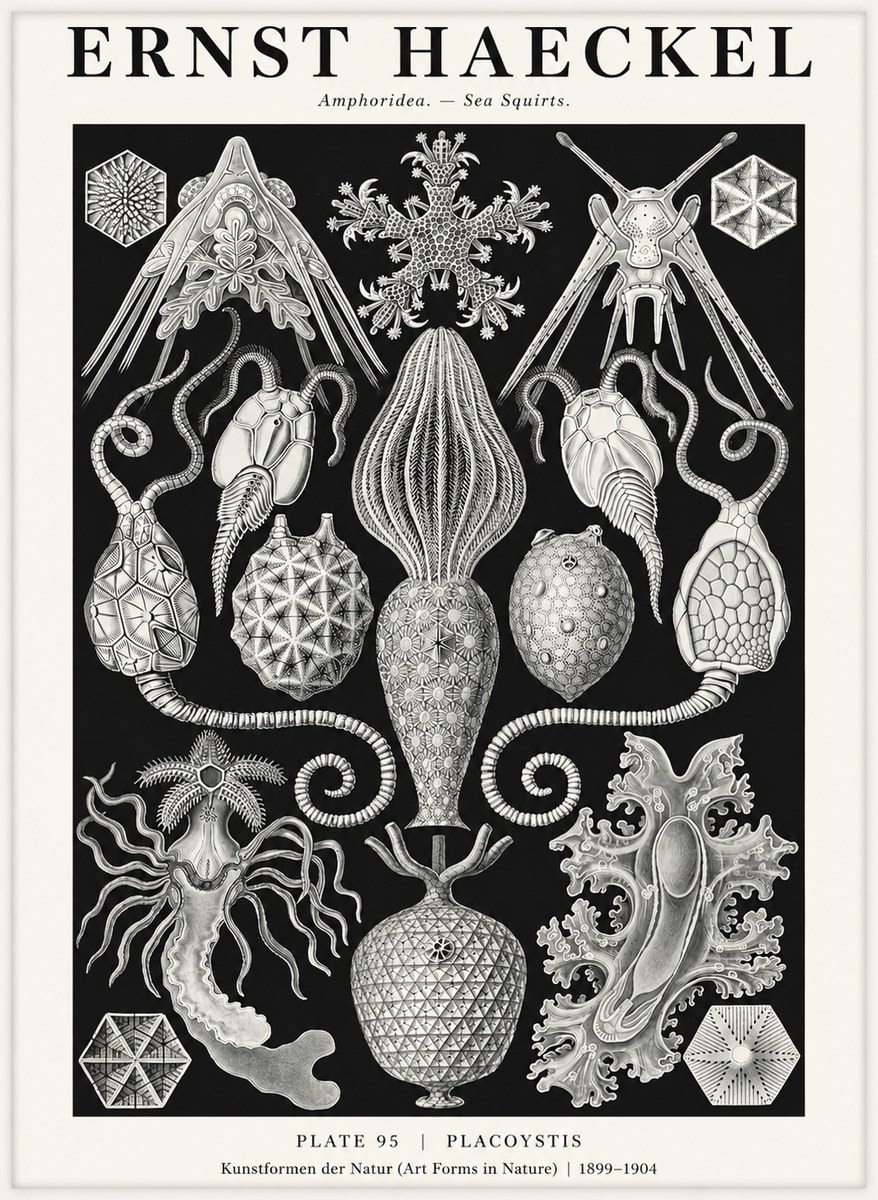 Ernst Haeckel Amphoridea No3 - Juliste