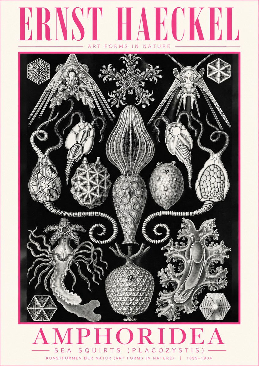 Ernst Haeckel Amphoridea No5 - Juliste