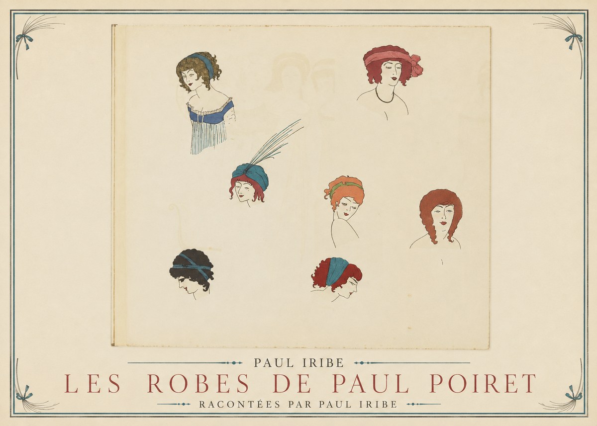 Paul Iribe Les Robes De Paul Poiret No1 - Juliste