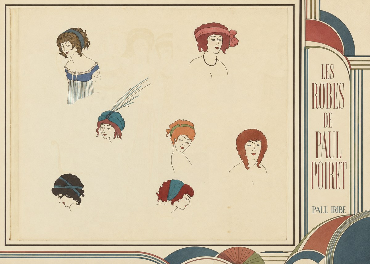Paul Iribe Les Robes De Paul Poiret No5 - Juliste