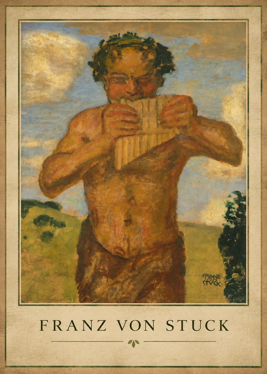 Franz von Stuck Faun No1 - Juliste