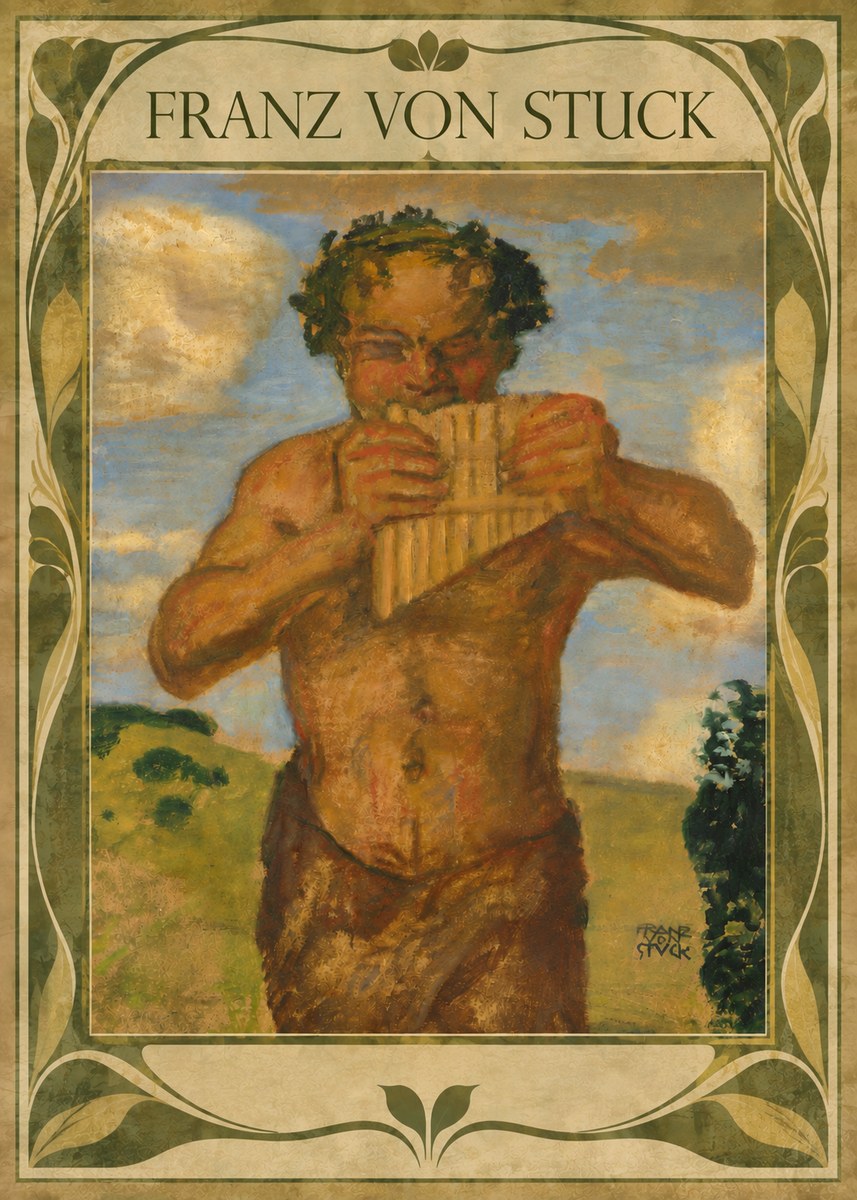 Franz von Stuck Faun No5 - Juliste