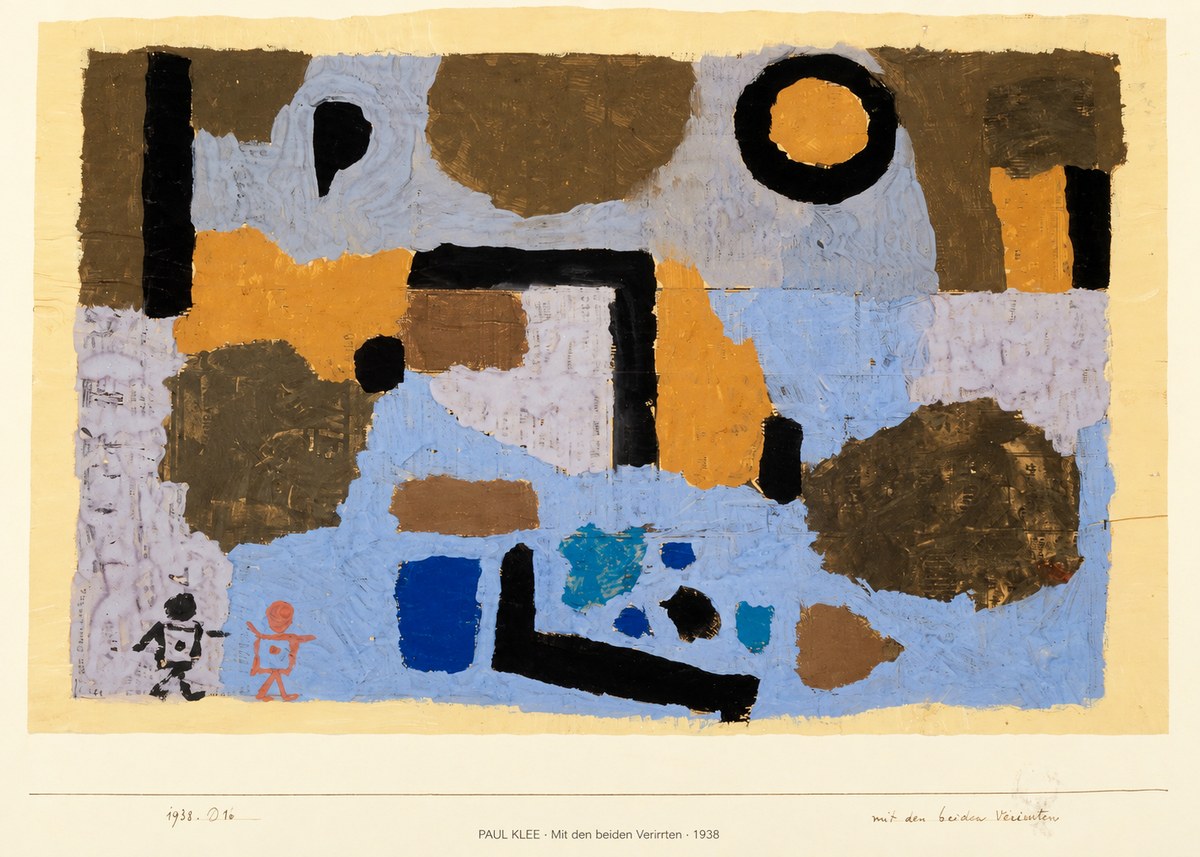 Paul Klee Mit Den Beiden Verirrten No5 - Juliste