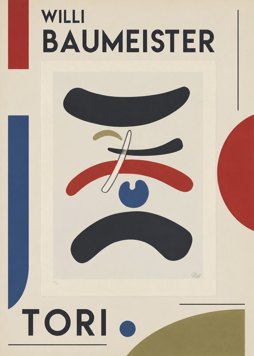 Willi Baumeister Tori No2 - Juliste