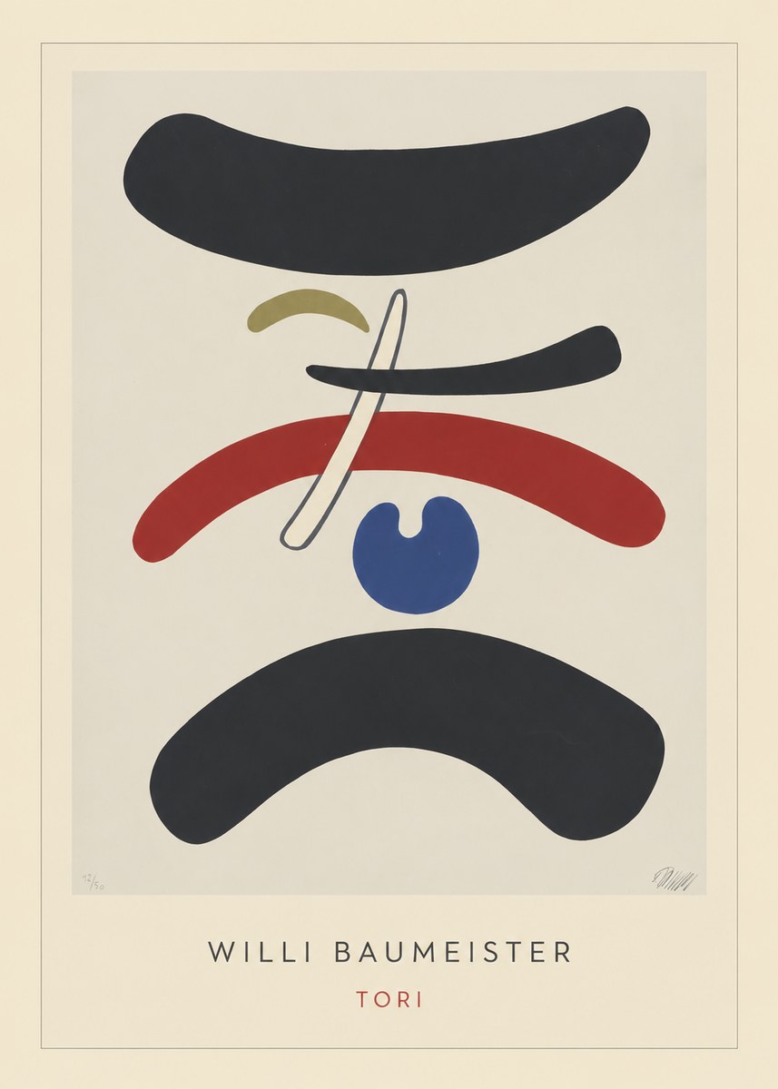 Willi Baumeister Tori No3 - Juliste