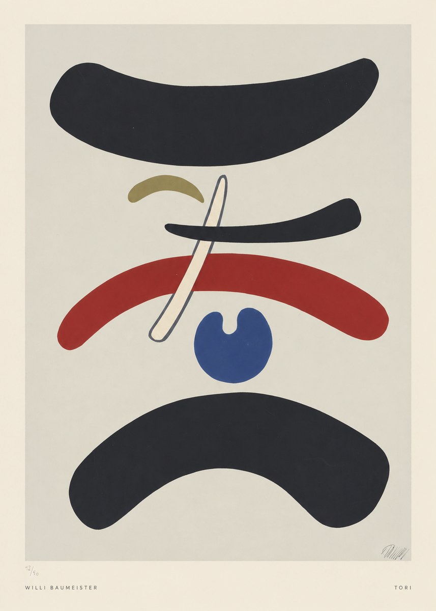 Willi Baumeister Tori No5 - Juliste