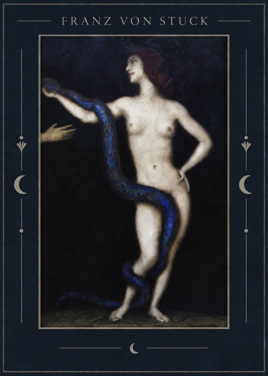 Franz von Stuck Sin No5 - Juliste