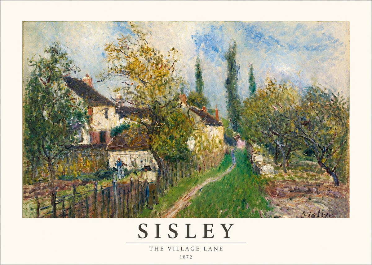 Sisley The Village Lane No3 - Juliste