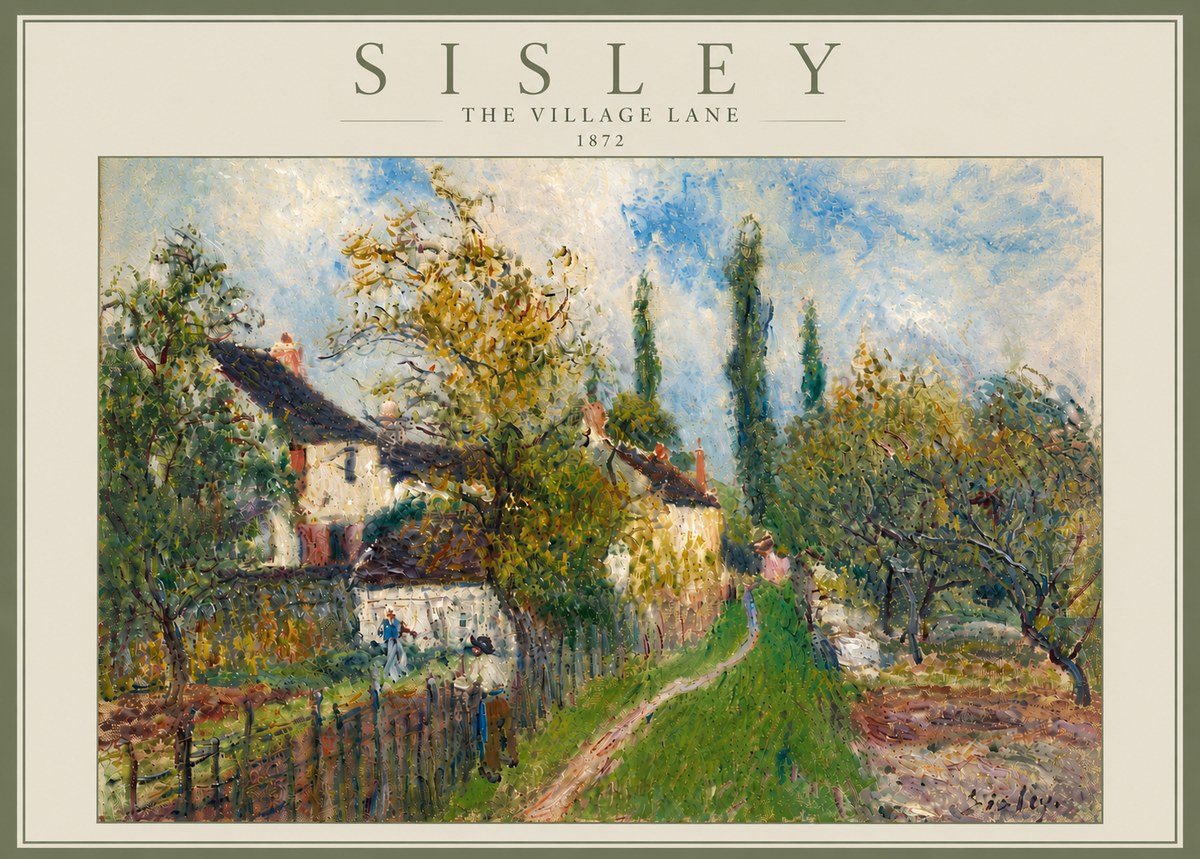 Sisley The Village Lane No6 - Juliste