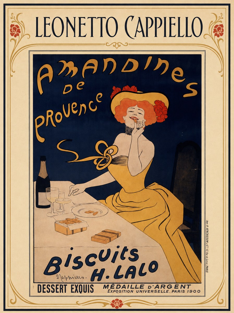 Leonetto Cappiello Amandines De Provence Biscuits H. Lalo I No1 - Juliste