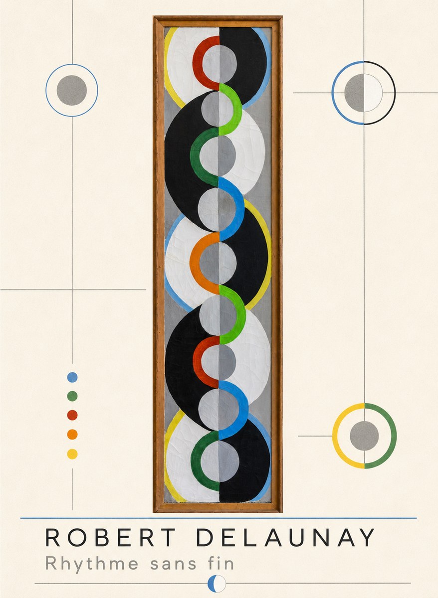 Robert Delaunay Rythme Sans Fin II No3 - Juliste