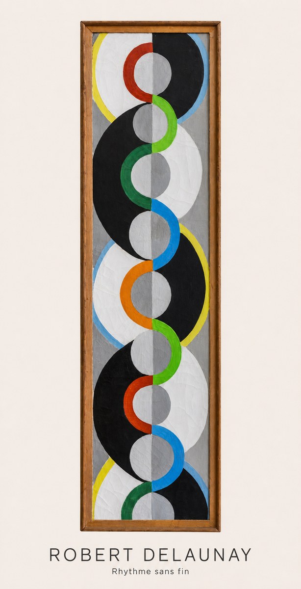 Robert Delaunay Rythme Sans Fin II No6 - Juliste