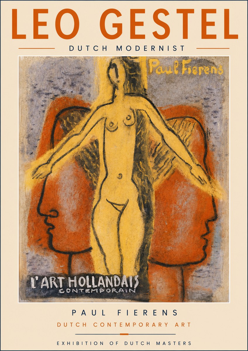 Leo Gestel L'art Hollandais Contemporain I No5 - Juliste