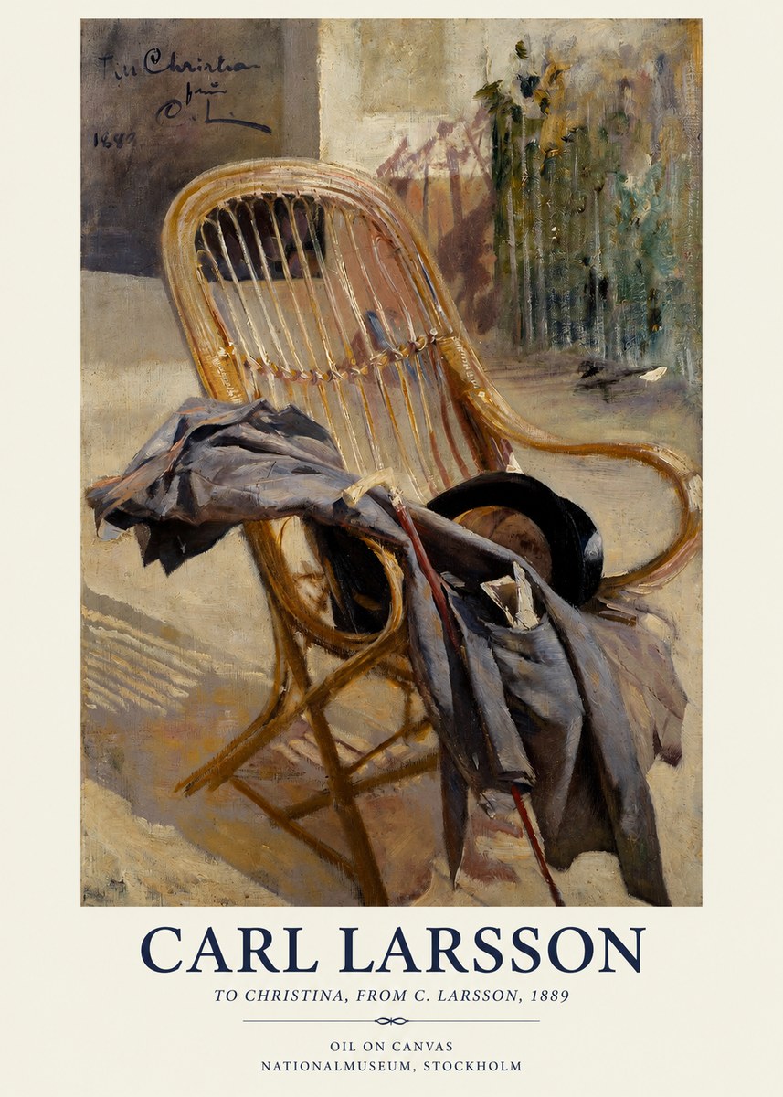Carl Larsson To Christina, from C. Larsson, 1889 No1 - Juliste