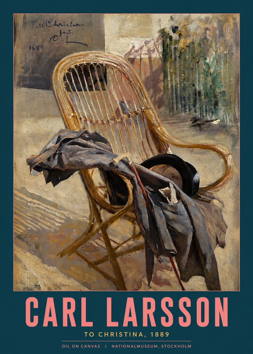 Carl Larsson To Christina, from C. Larsson, 1889 No2 - Juliste