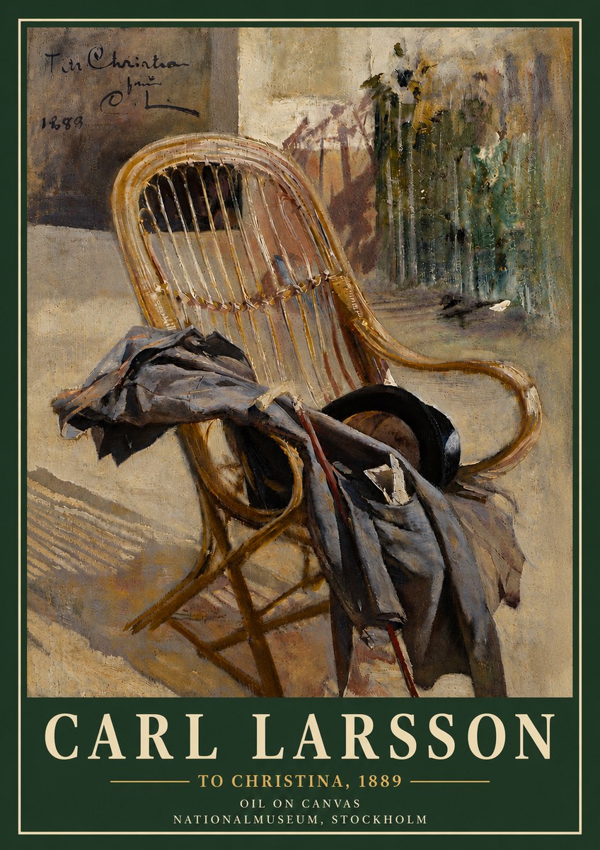 Carl Larsson To Christina, from C. Larsson, 1889 No5 - Juliste