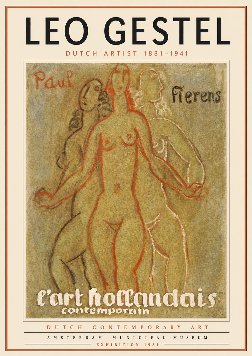 Leo Gestel L'art Hollandais Contemporain II No5 - Juliste