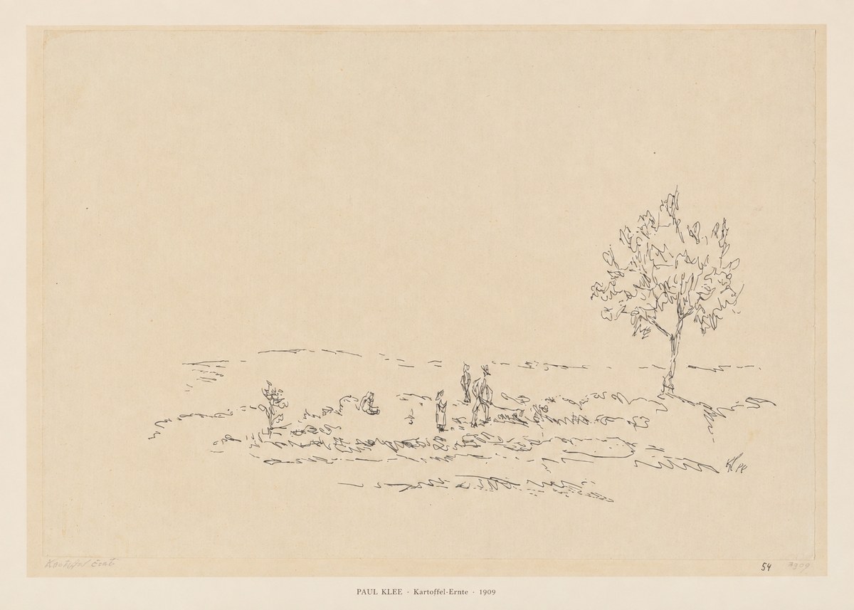 Paul Klee Kartoffel-ernte No4 - Juliste