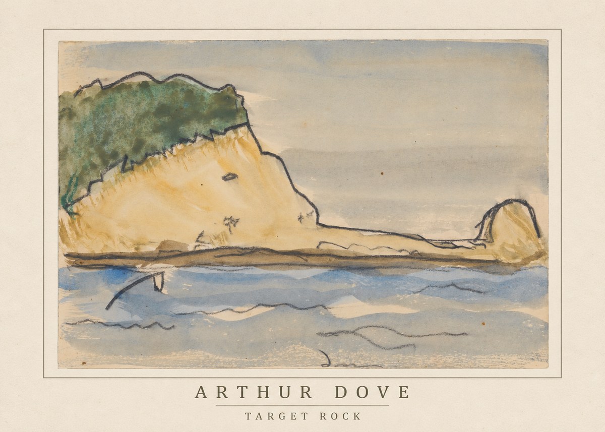 Arthur Dove Target Rock No4 - Juliste