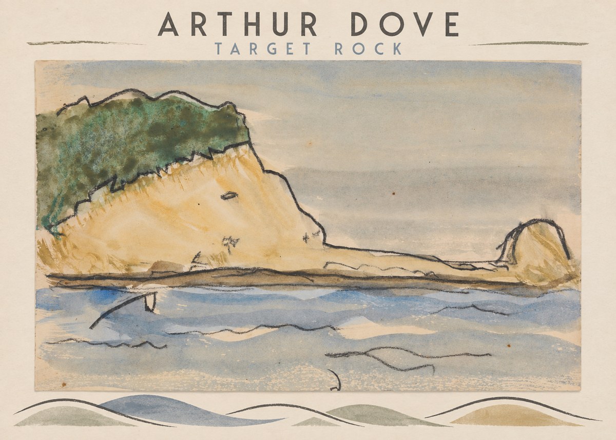 Arthur Dove Target Rock No6 - Juliste
