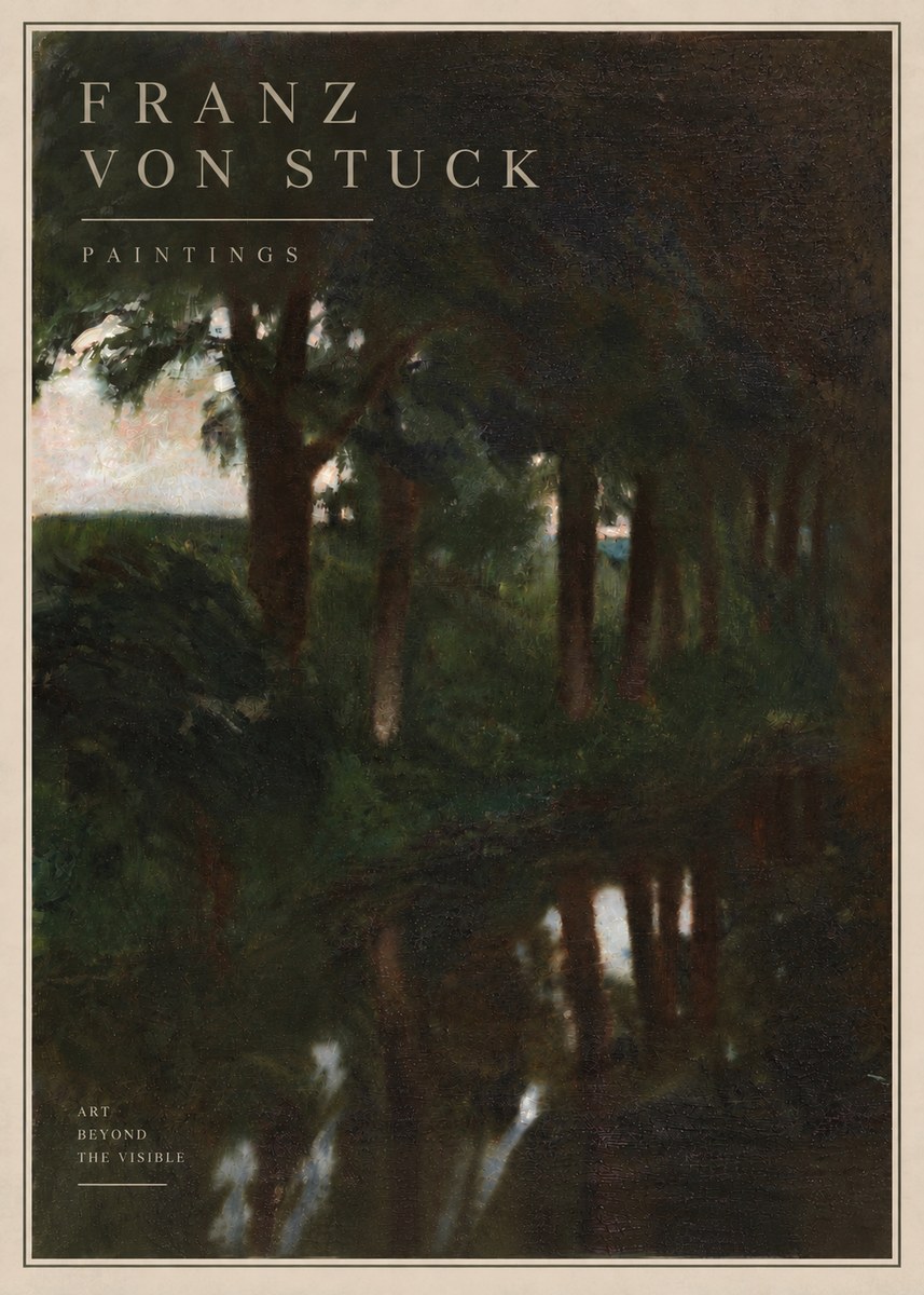 Franz von Stuck Woodland Reflections No6 - Juliste