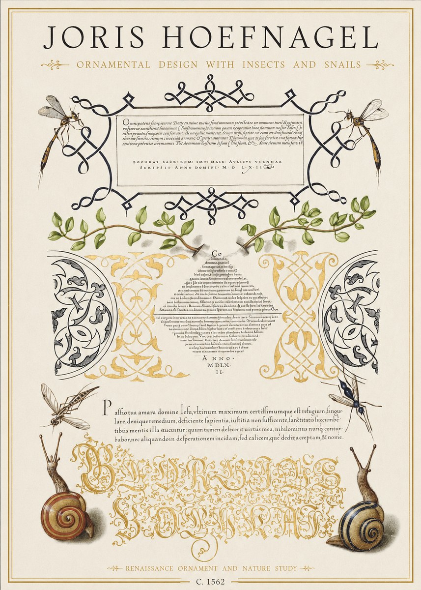 Joris Hoefnagel Memento Mori No2 - Juliste