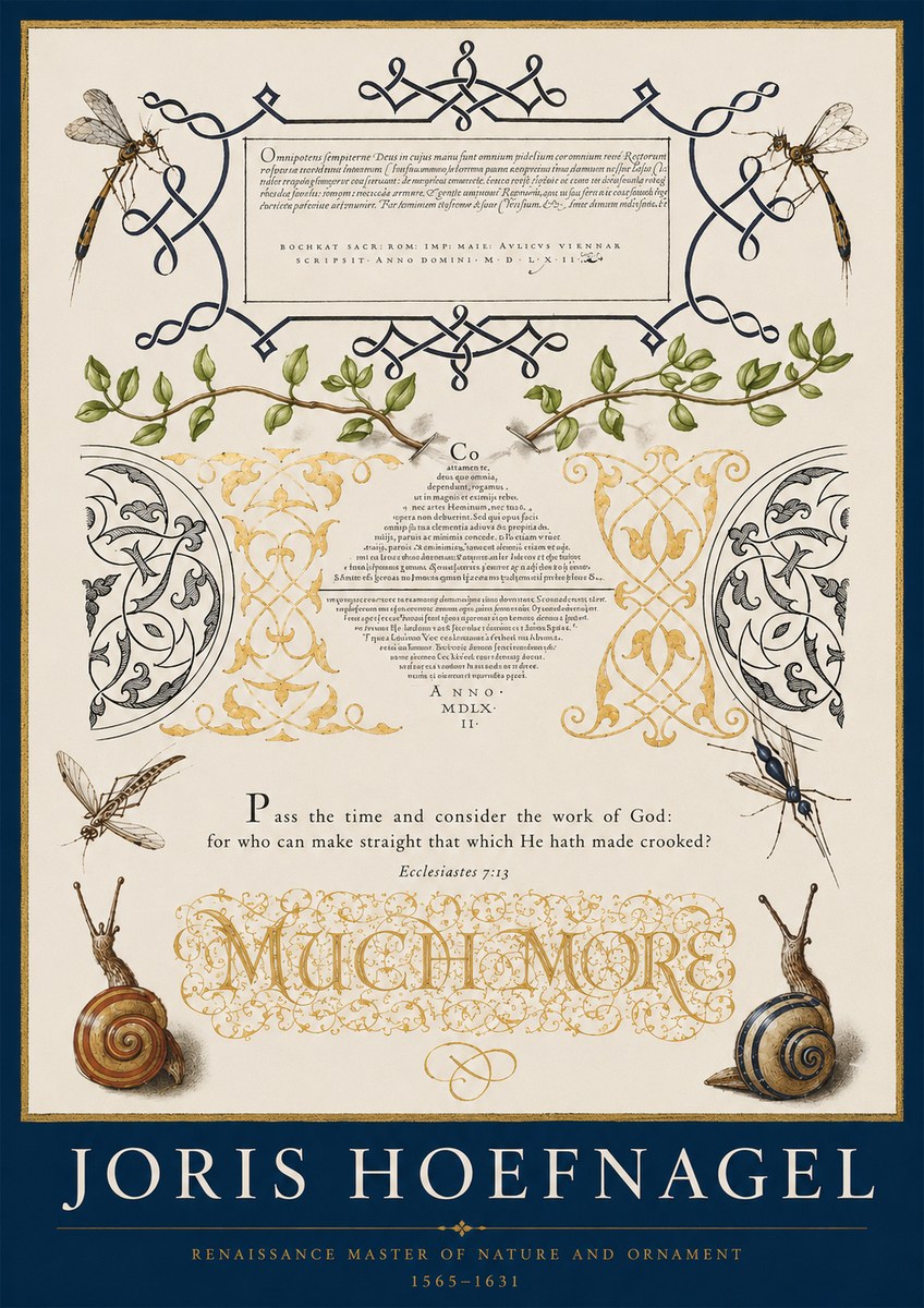 Joris Hoefnagel Memento Mori No3 - Juliste