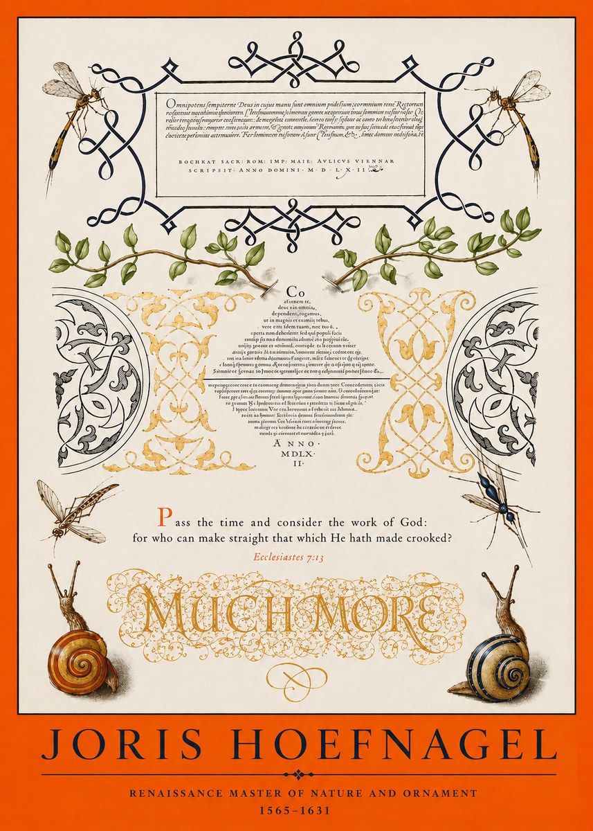 Joris Hoefnagel Memento Mori No4 - Juliste