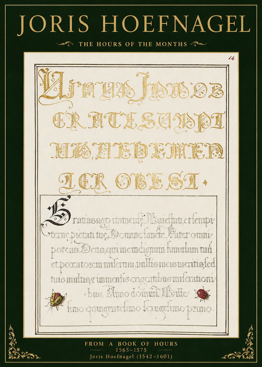 Joris Hoefnagel Gratias Tibi Agimus No2 - Juliste