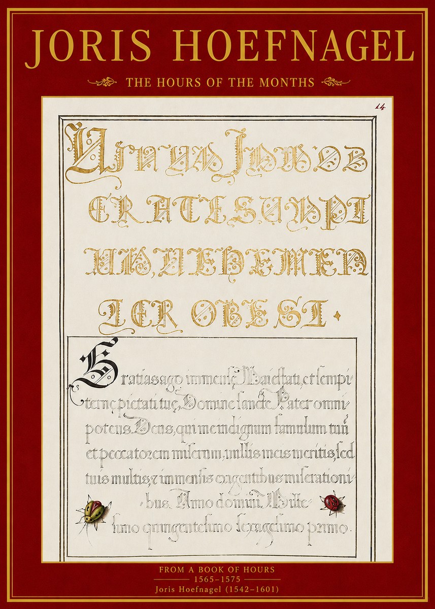 Joris Hoefnagel Gratias Tibi Agimus No4 - Juliste