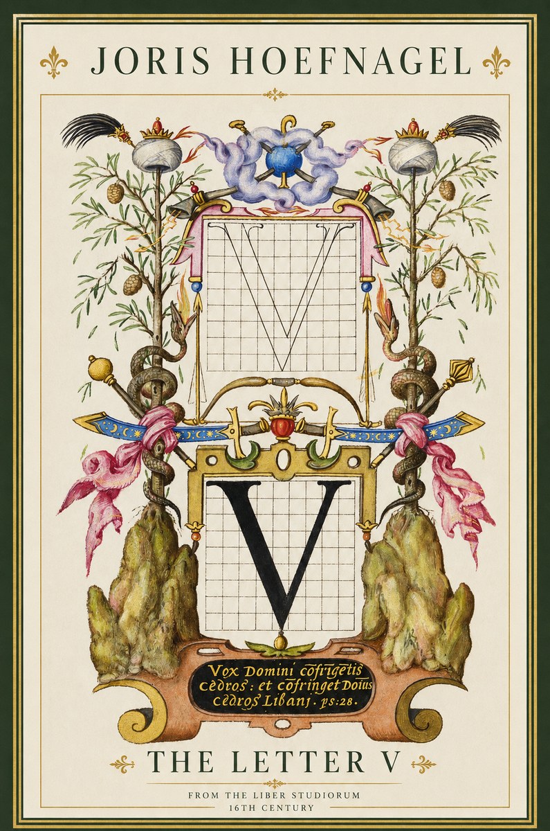 Joris Hoefnagel The Letter V No2 - Juliste