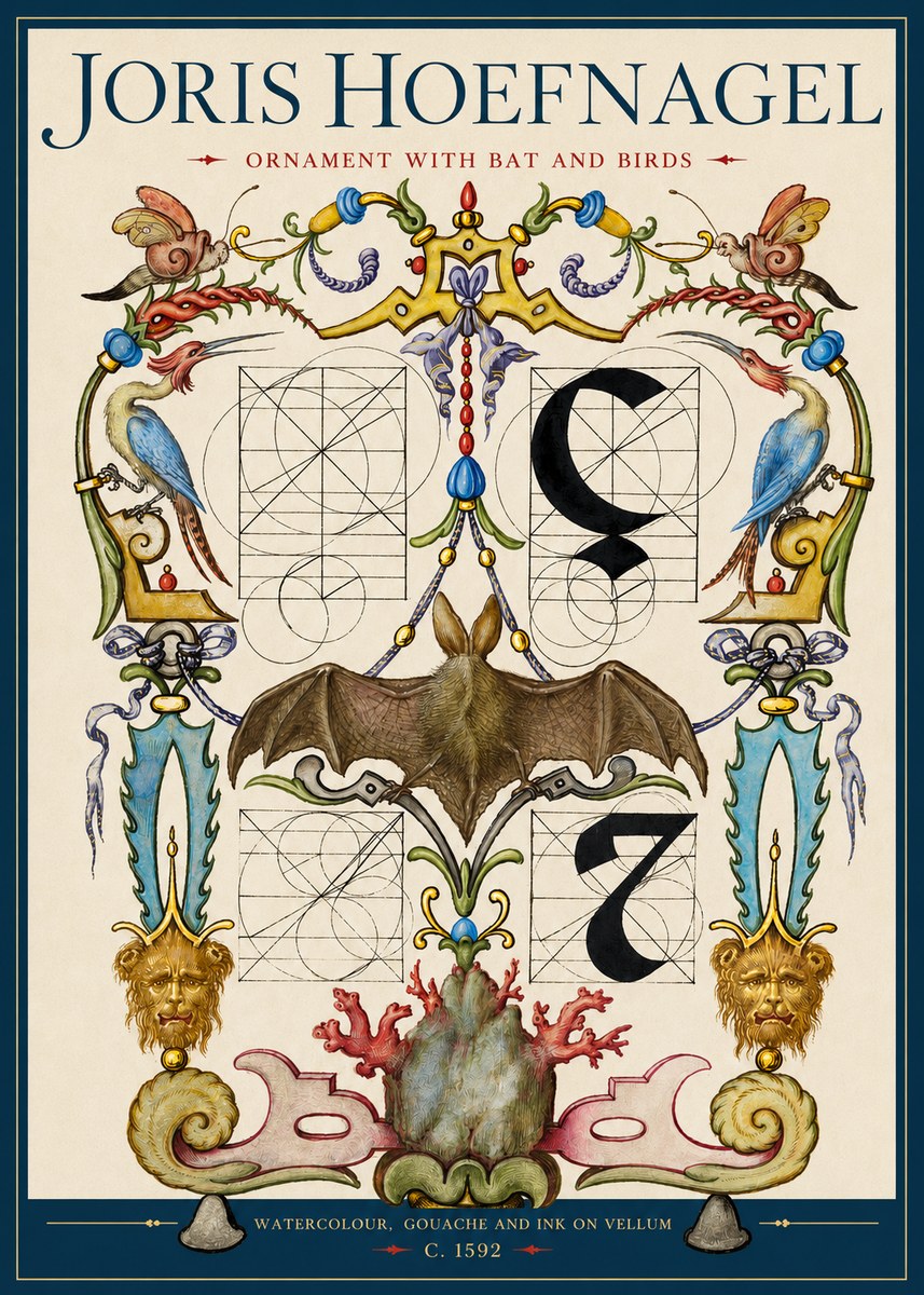Joris Hoefnagel The Four Elements I No4 - Juliste