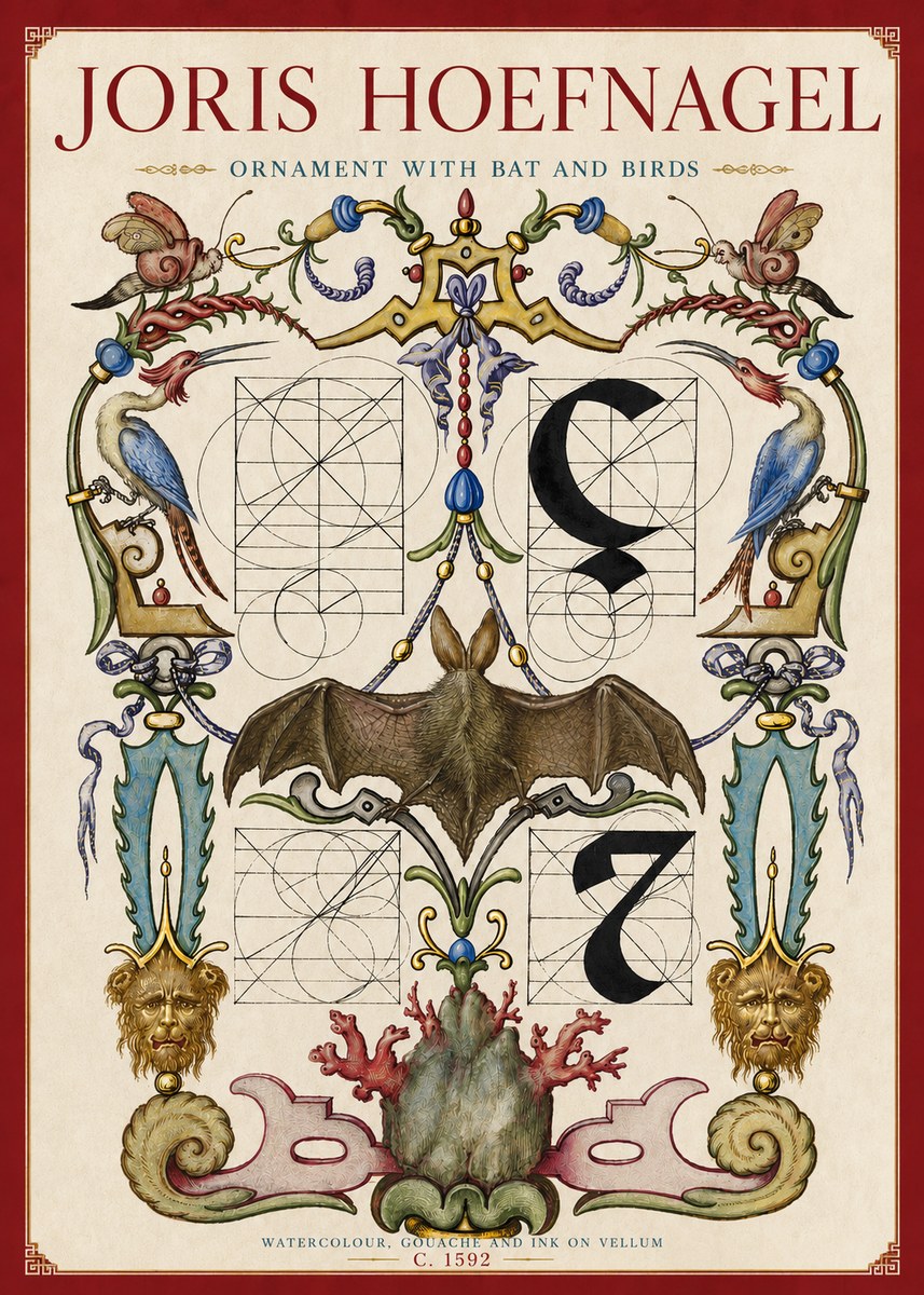 Joris Hoefnagel The Four Elements I No5 - Juliste
