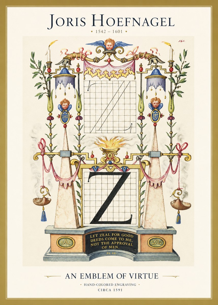 Joris Hoefnagel The Z Table No2 - Juliste
