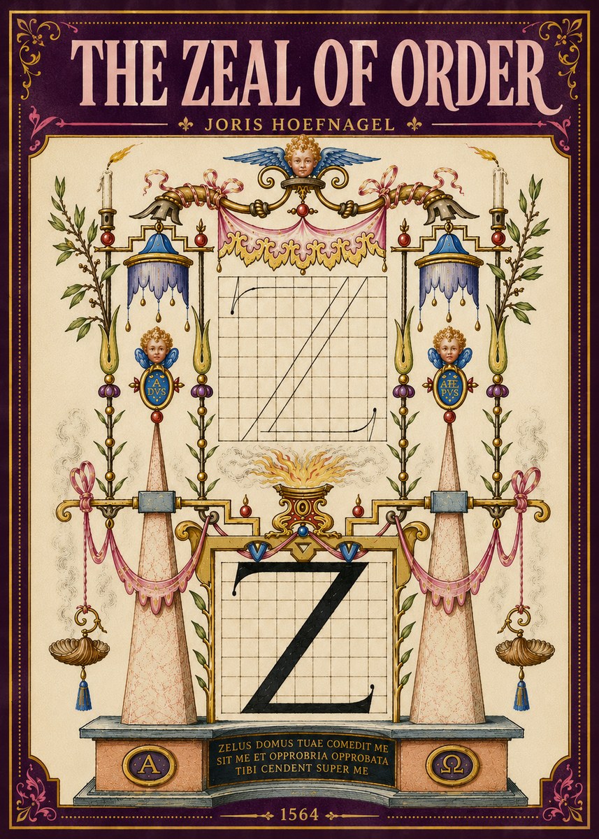 Joris Hoefnagel The Z Table No6 - Juliste