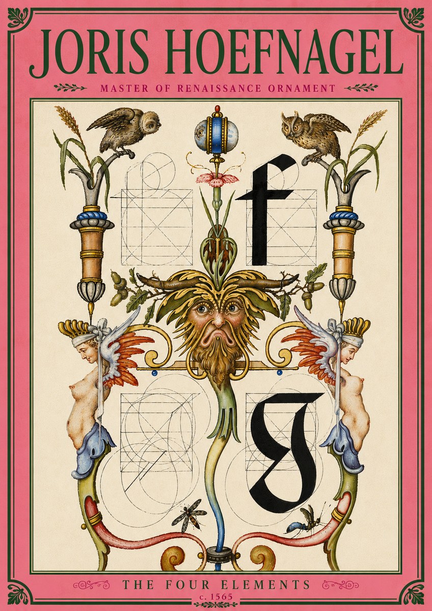 Joris Hoefnagel The Four Elements II No5 - Juliste