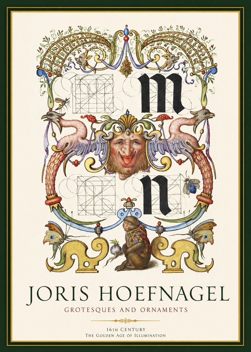Joris Hoefnagel Grotesques and Ornaments No1 - Juliste