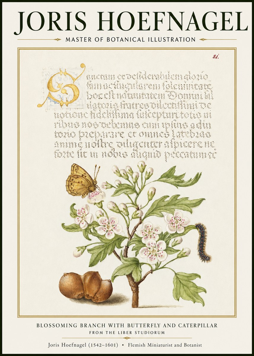 Joris Hoefnagel Blossoming Branch No2 - Juliste