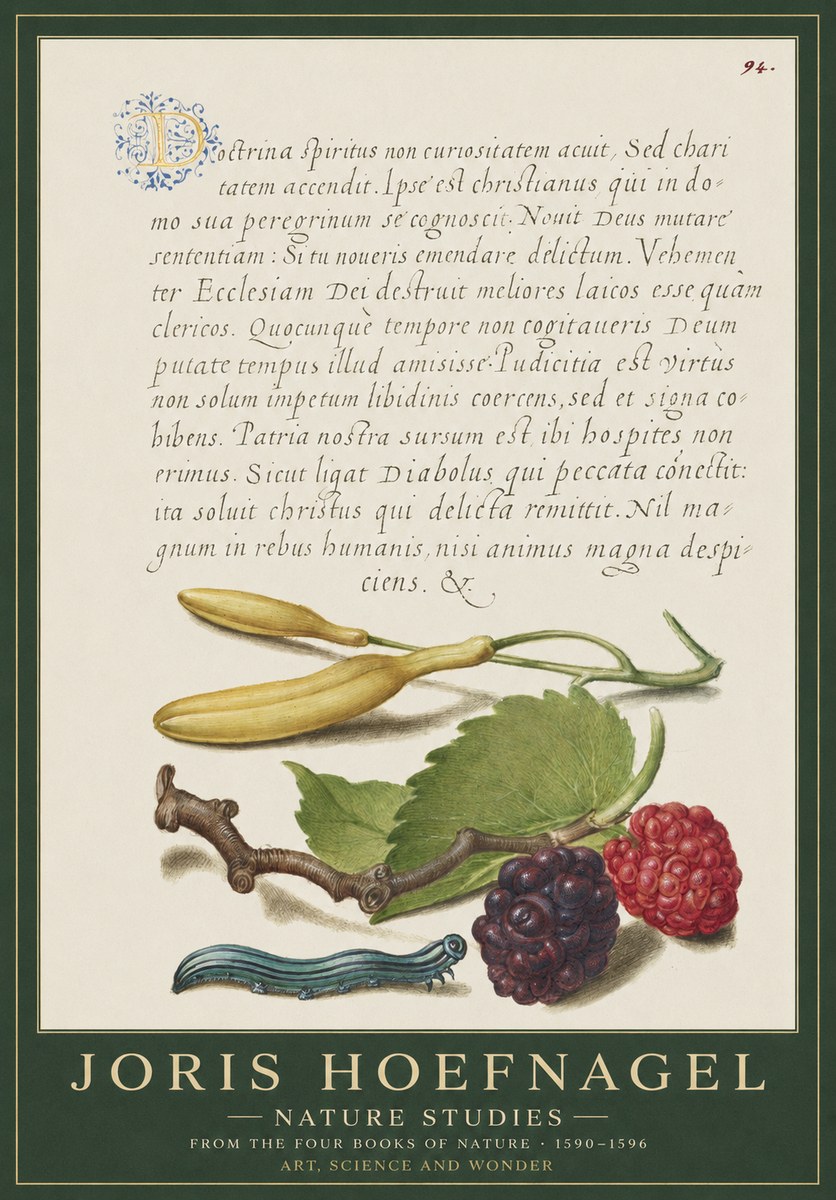 Joris Hoefnagel Nature Studies No1 - Juliste