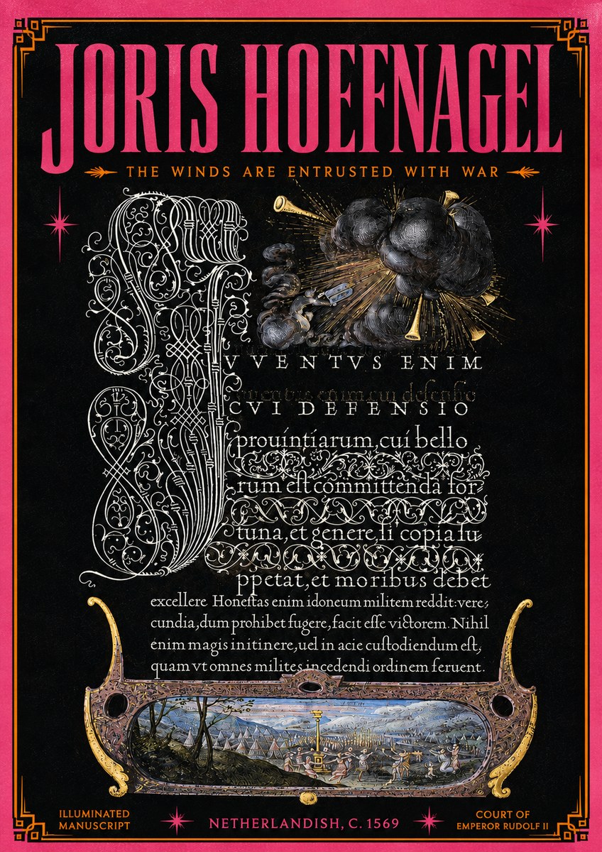 Joris Hoefnagel The Winds Are Entrusted with War No5 - Juliste