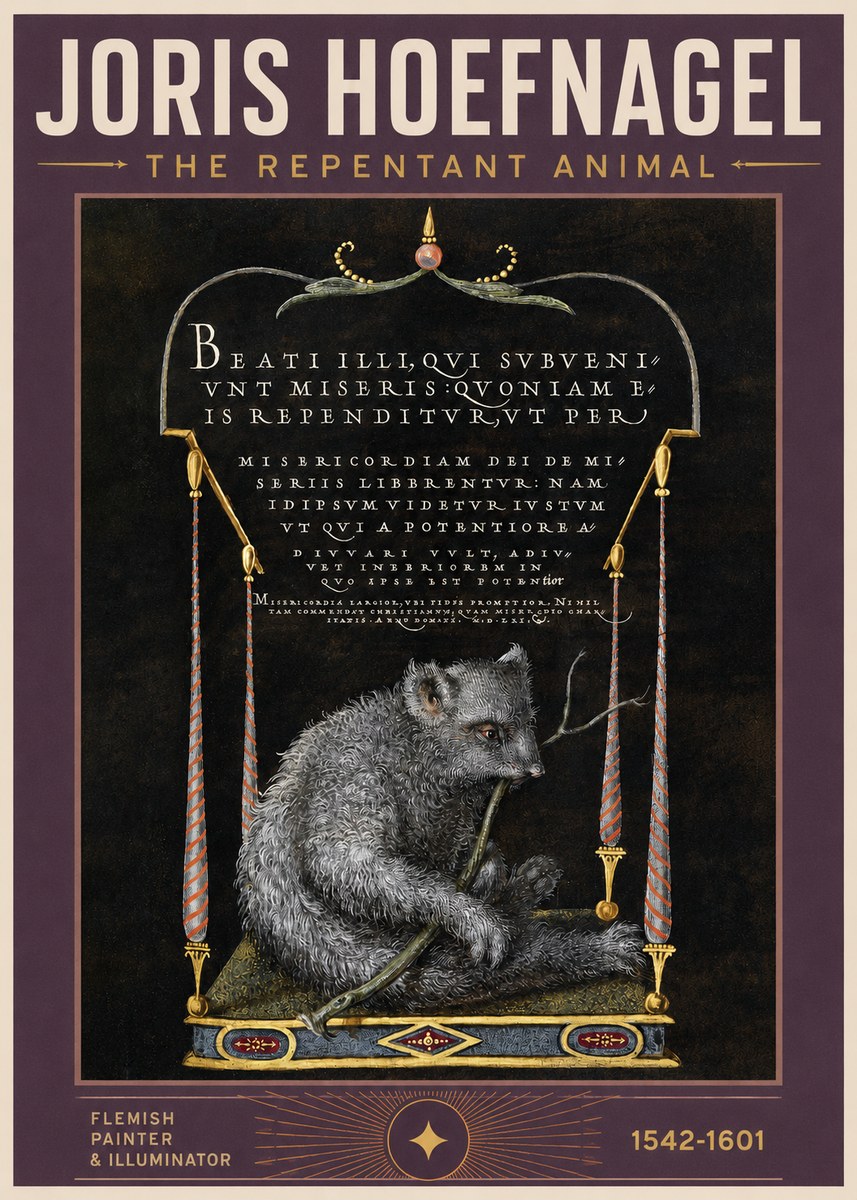 Joris Hoefnagel The Repentant Animal No2 - Juliste