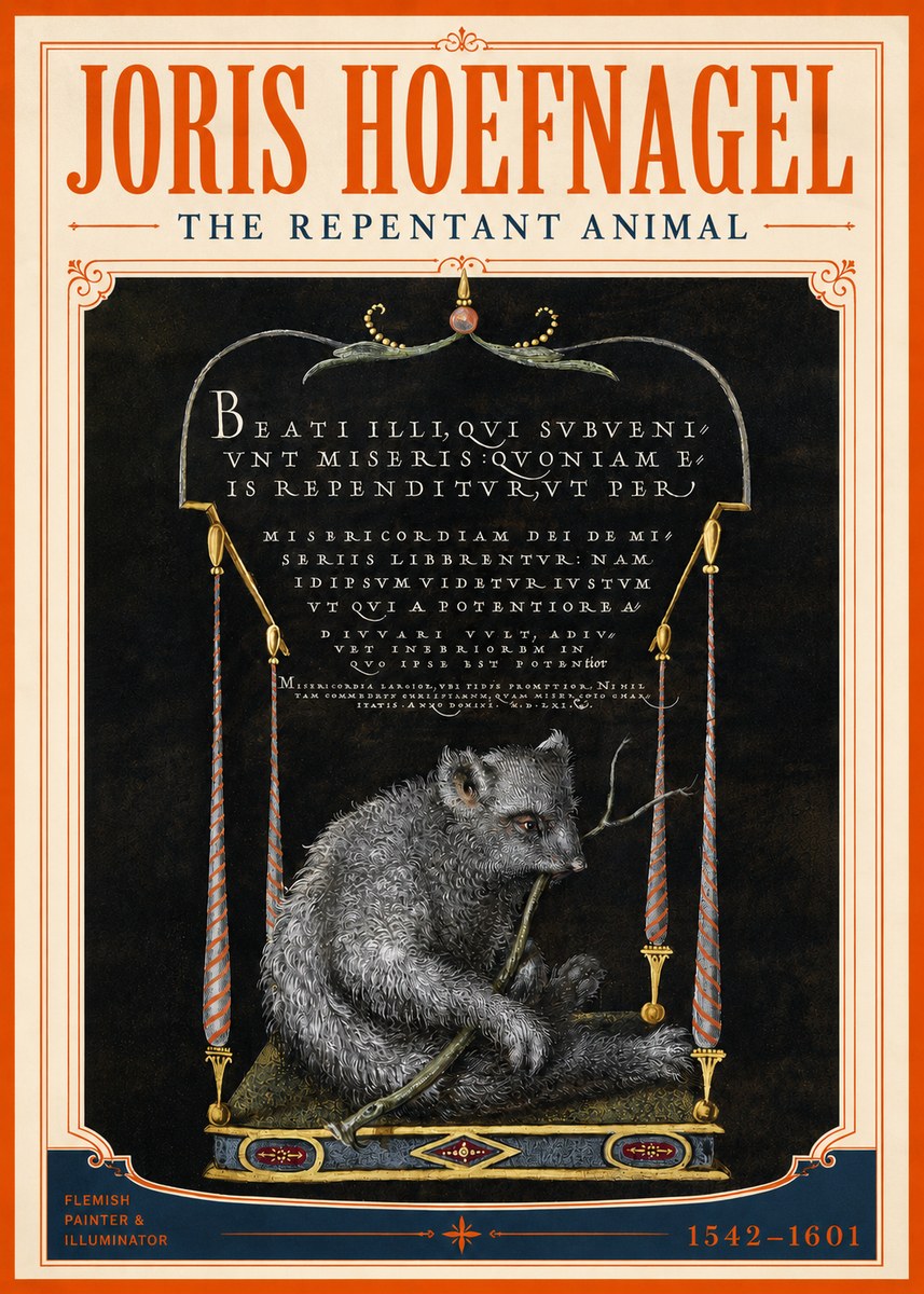 Joris Hoefnagel The Repentant Animal No3 - Juliste