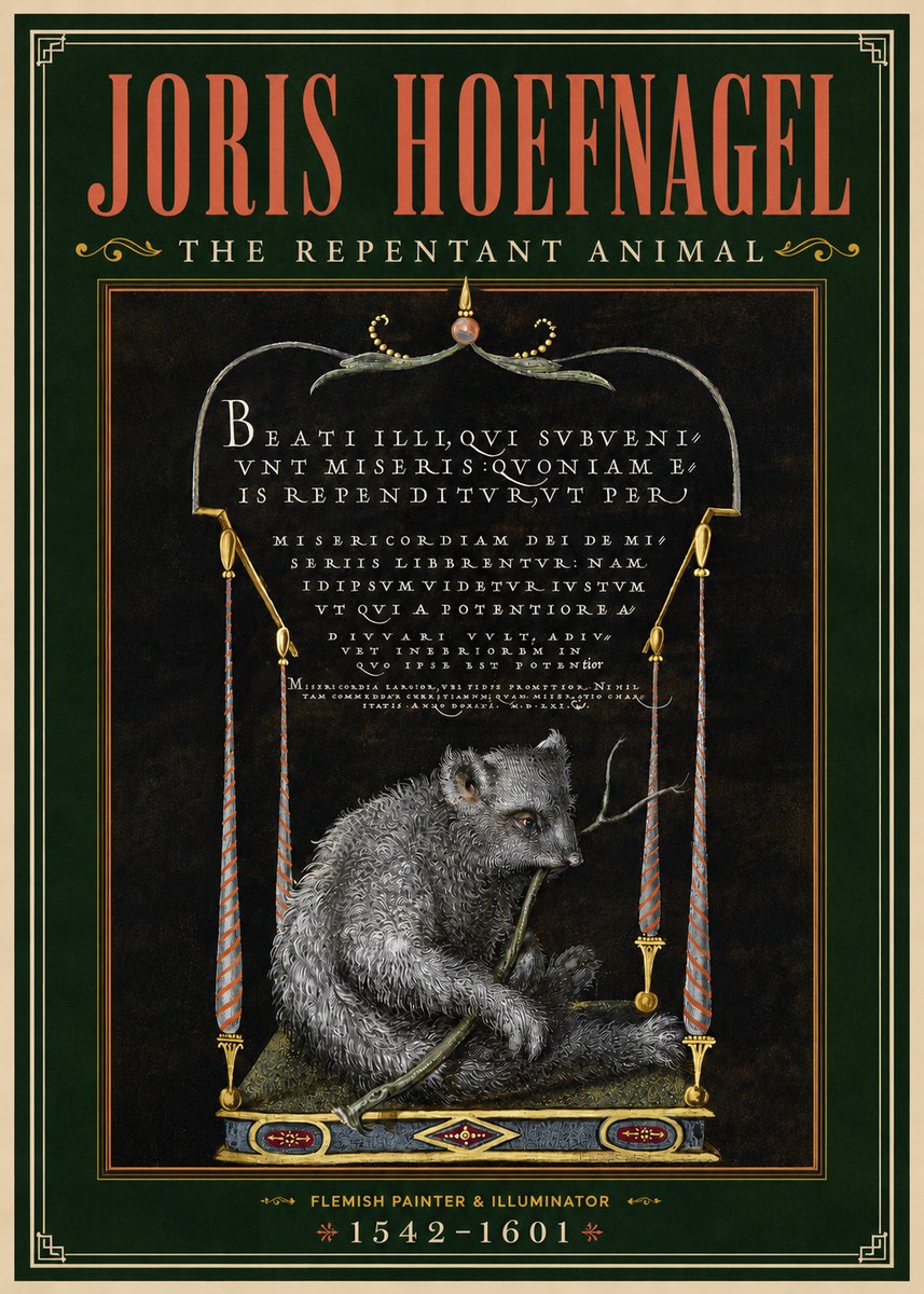 Joris Hoefnagel The Repentant Animal No4 - Juliste