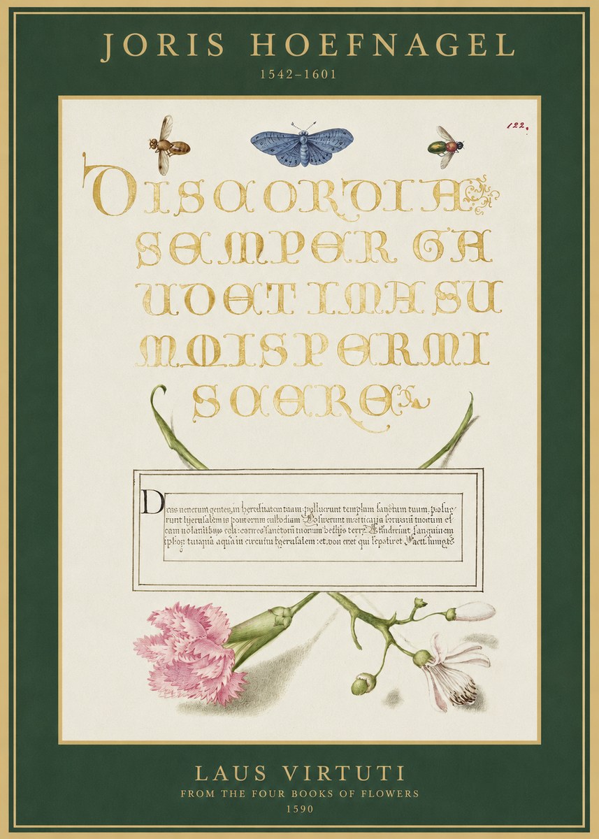 Joris Hoefnagel Laus Virtuti No1 - Juliste