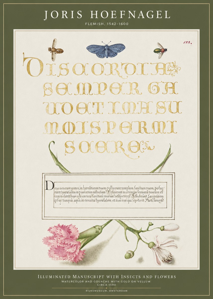 Joris Hoefnagel Laus Virtuti No4 - Juliste